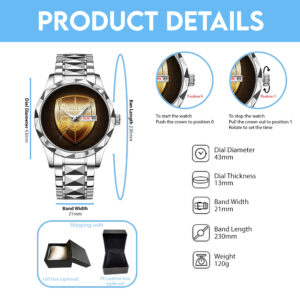 Arsenal FC Alloy Luxury Quartz Watch - TANTN 14050