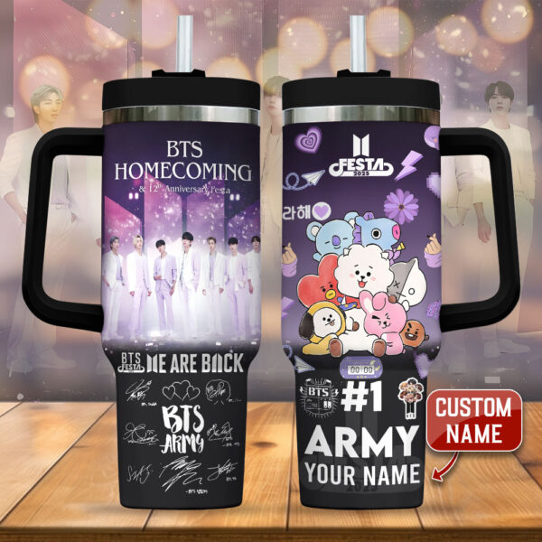 Personalized BTS 40oz Stanley Tumbler - MAITM 11712