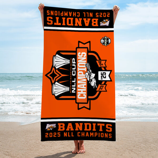 Buffalo Bandits Rectangle Beach Towel - MAITM 11452