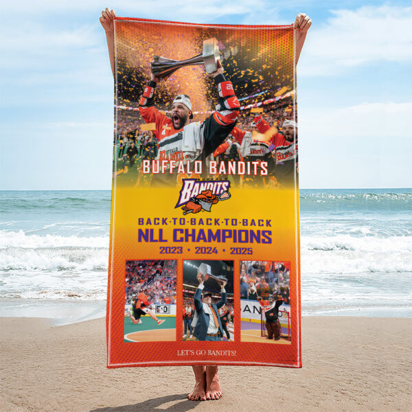 Buffalo Bandits Rectangle Beach Towel - MAITM 11466