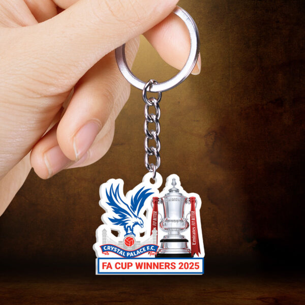 Crystal Palace FC Custom Shape 2-sided Keychain - HOATT 11319