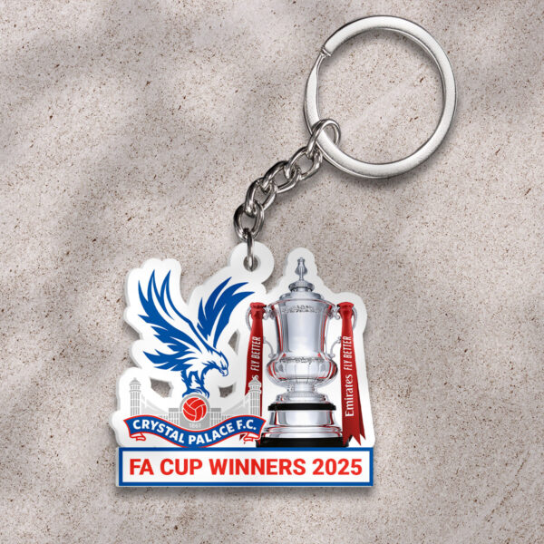 Crystal Palace FC Custom Shape 2-sided Keychain - HOATT 11319