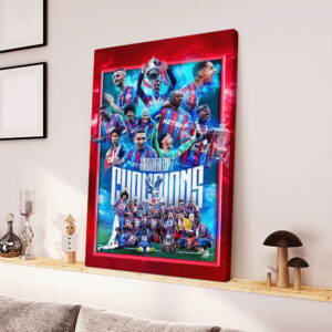 Crystal Palace FC Rectangle Canvas With Inner Frame - HOATT 11085