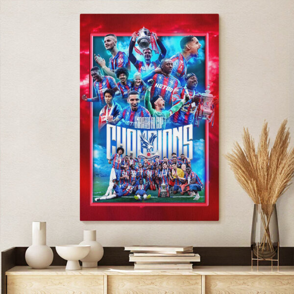 Crystal Palace FC Rectangle Canvas With Inner Frame - HOATT 11085