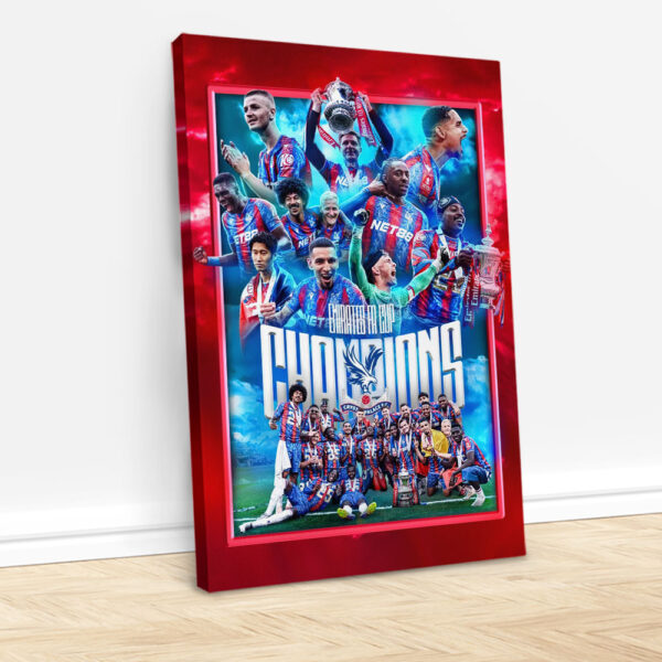 Crystal Palace FC Rectangle Canvas With Inner Frame - HOATT 11085