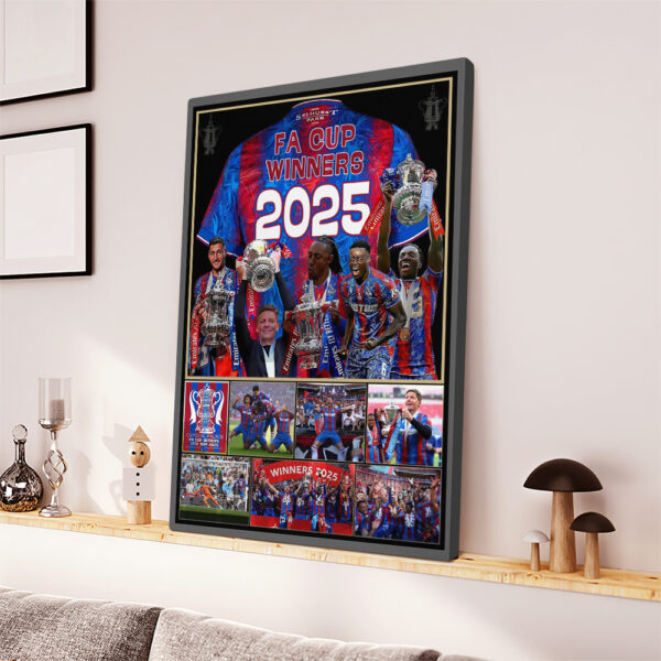 Crystal Palace FC Rectangle Canvas With Inner Frame - MAITM 11365
