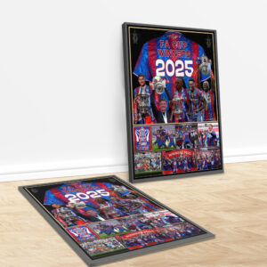 Crystal Palace FC Rectangle Canvas With Inner Frame - MAITM 11365