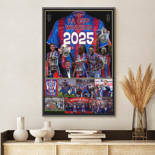 Crystal Palace FC Rectangle Canvas With Inner Frame - MAITM 11365