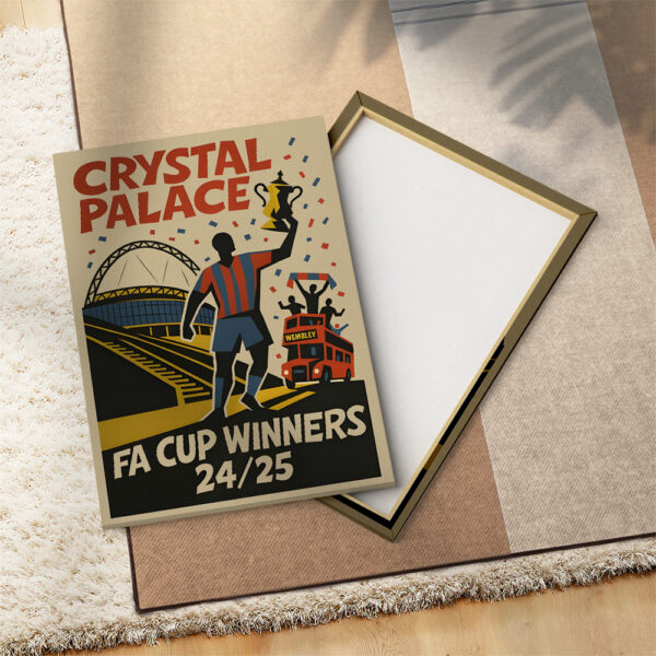 Crystal Palace FC Rectangle Canvas With Inner Frame - MAITM 11408