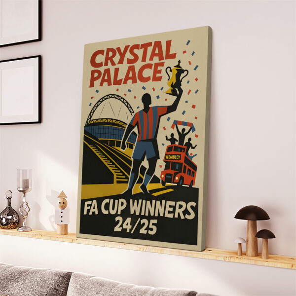 Crystal Palace FC Rectangle Canvas With Inner Frame - MAITM 11408