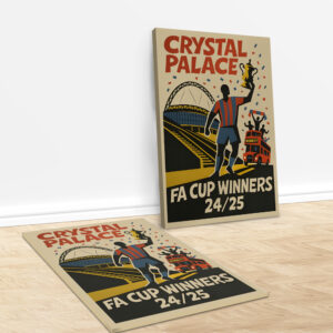 Crystal Palace FC Rectangle Canvas With Inner Frame - MAITM 11408