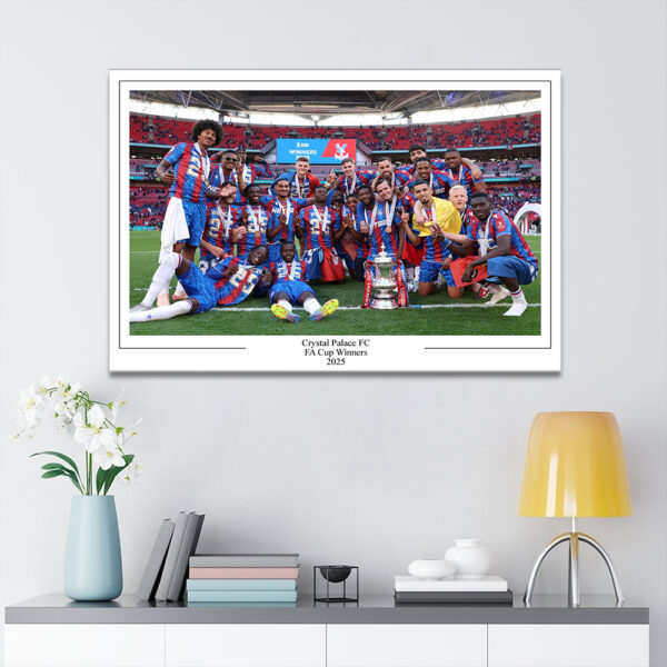 Crystal Palace FC Rectangle Canvas With Inner Frame - MAITM 11395