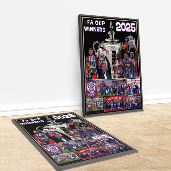 Crystal Palace FC Rectangle Canvas With Inner Frame - MAITM 11705