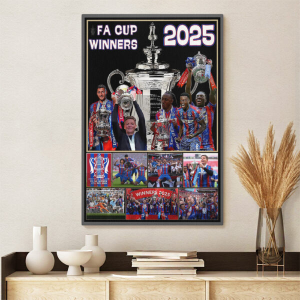 Crystal Palace FC Rectangle Canvas With Inner Frame - MAITM 11705