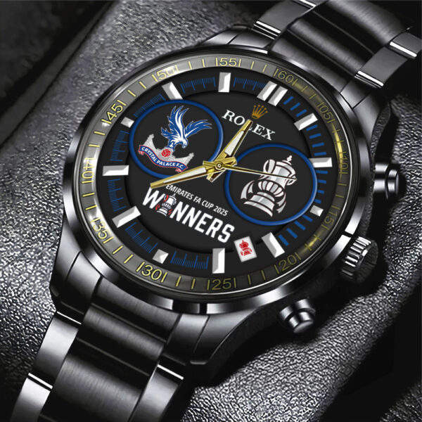 Crystal Palace FC x Rolex Black Stainless Steel Watch - MAITM 11650
