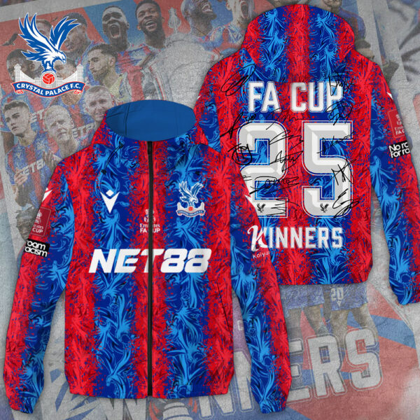 Crystal Palace FC 3D Windbreaker Jacket - TANTN 13588