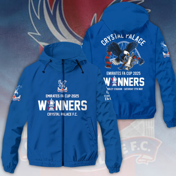 Crystal Palace FC 3D Windbreaker Jacket - HOATT 11214