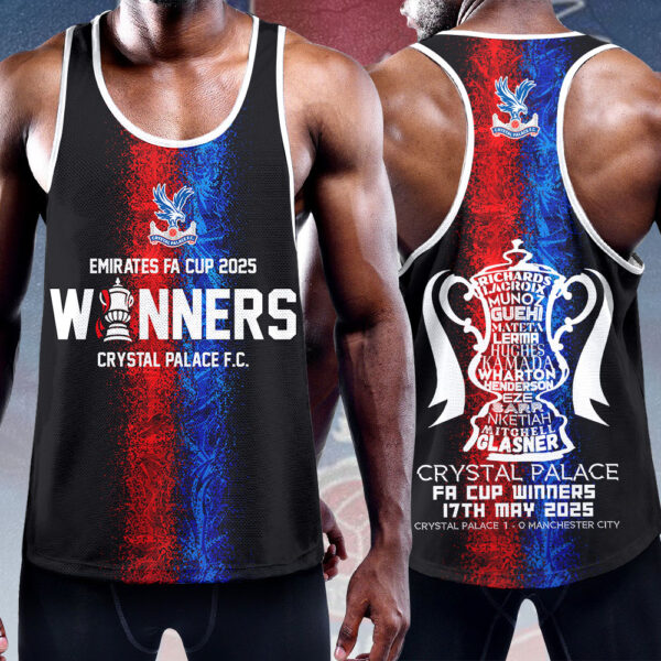 Crystal Palace FC Y-Back Muscle Tank Top - HOATT 11248