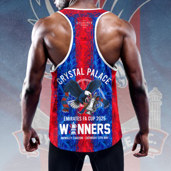Crystal Palace FC Y-Back Muscle Tank Top - HOATT 11276