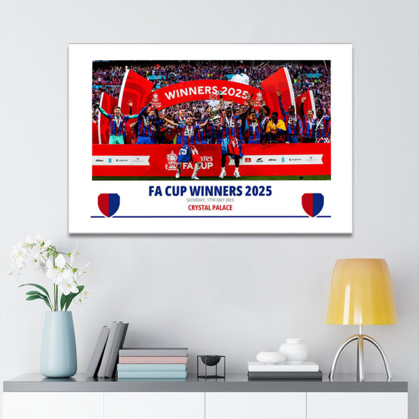 Crystal Palace FC Rectangle Canvas With Inner Frame - MAITM 11430