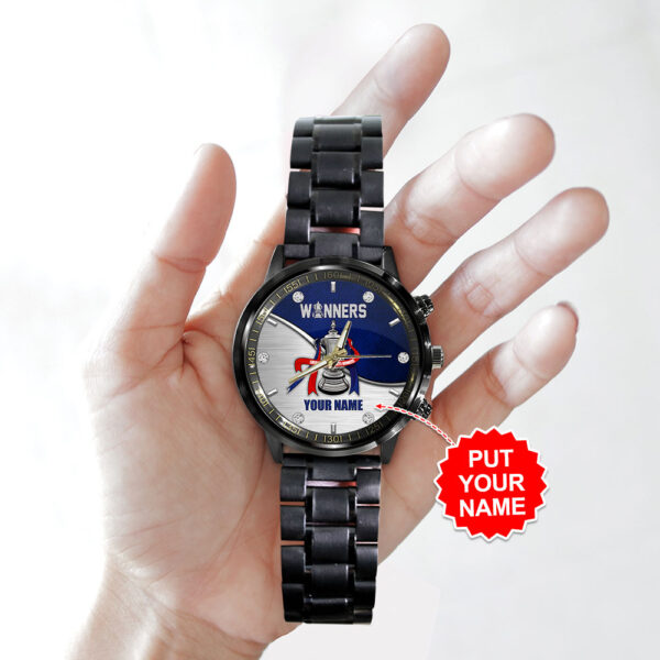 Personalized Crystal Palace FC Black Stainless Steel Watch - HOATT 11275