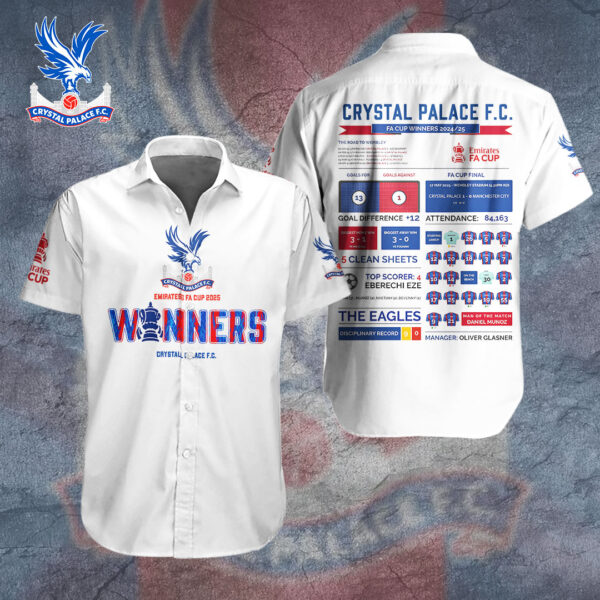 Crystal Palace FC Short Sleeve Dress Shirt – MAITM 11533
