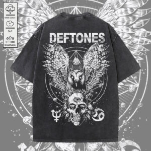 Deftones 2D Acid Washed Cotton Shirt - MEDIA 038