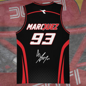Ducati Lenovo Team x Marc Marquez Basketball Jersey - TANTN 13809