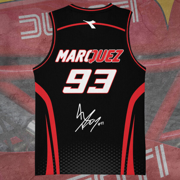 Ducati Lenovo Team x Marc Marquez Basketball Jersey - TANTN 13809