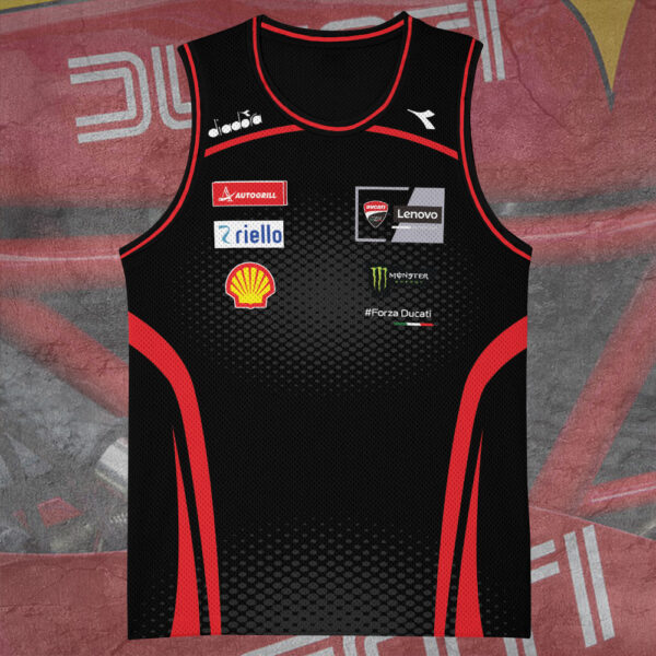 Ducati Lenovo Team x Marc Marquez Basketball Jersey - TANTN 13809