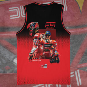 Ducati Lenovo Team x Marc Marquez Basketball Jersey - TANTN 13810