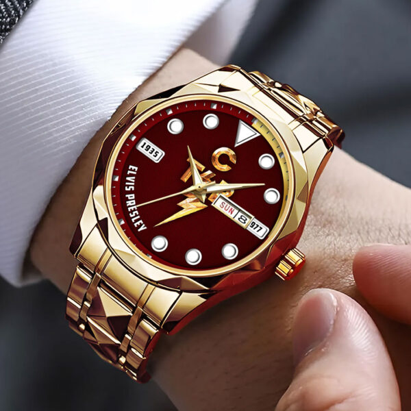 Elvis Presley Alloy Luxury Quartz Watch - HOATT 11413