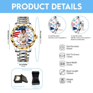Elvis Presley Alloy Luxury Quartz Watch - HOATT 11415