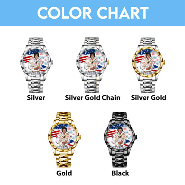 Elvis Presley Alloy Luxury Quartz Watch - HOATT 11415
