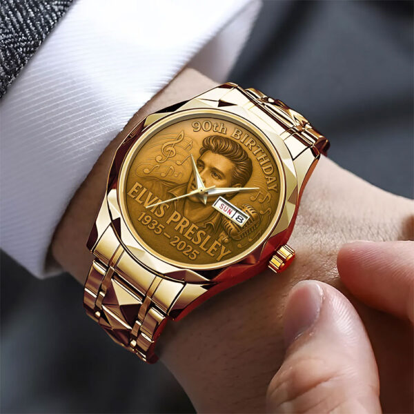 Elvis Presley Alloy Luxury Quartz Watch - TANTN 14024