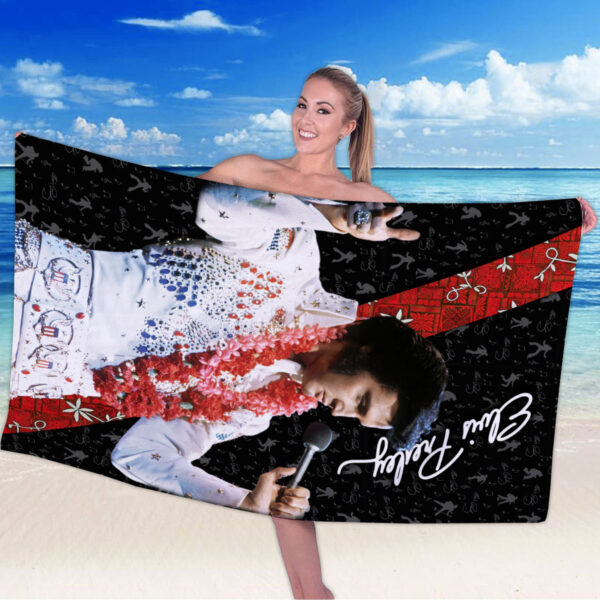 Elvis Presley Rectangle Beach Towel - HOATT 11320