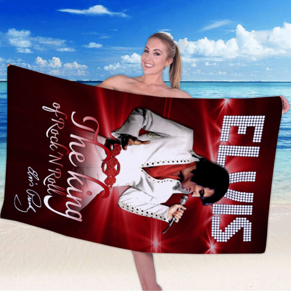Elvis Presley Rectangle Beach Towel - HOATT 11331