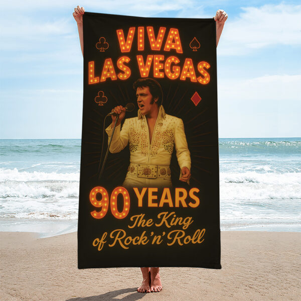 Elvis Presley Rectangle Beach Towel - TANTN 14058