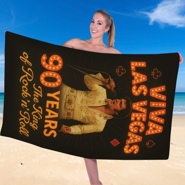 Elvis Presley Rectangle Beach Towel - TANTN 14058