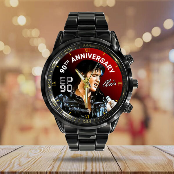 Elvis Presley Black Stainless Steel Watch - HOATT 11425