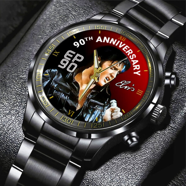 Elvis Presley Black Stainless Steel Watch - HOATT 11425