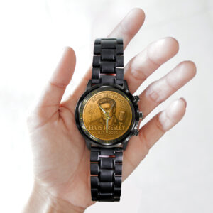 Elvis Presley Black Stainless Steel Watch - TANTN 14025