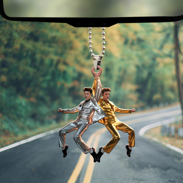 Elvis Presley Custom shape 2-sided Acrylic Car Ornament - MAITM 11730