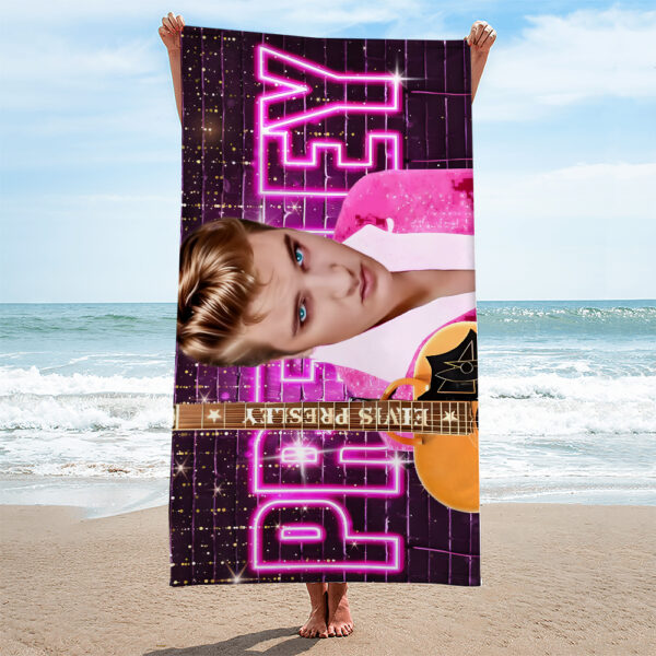 Elvis Presley Rectangle Beach Towel - MAITM 11786