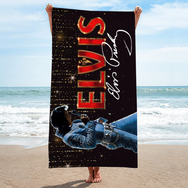 Elvis Presley Rectangle Beach Towel - MAITM 11787