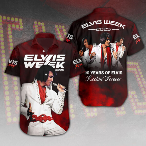 Elvis Presley Short Sleeve Dress Shirt – HOATT 11203.1