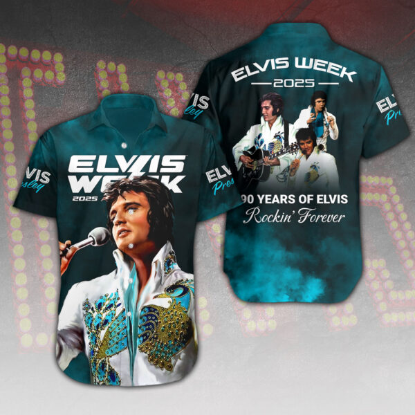 Elvis Presley Short Sleeve Dress Shirt – HOATT 11279.1