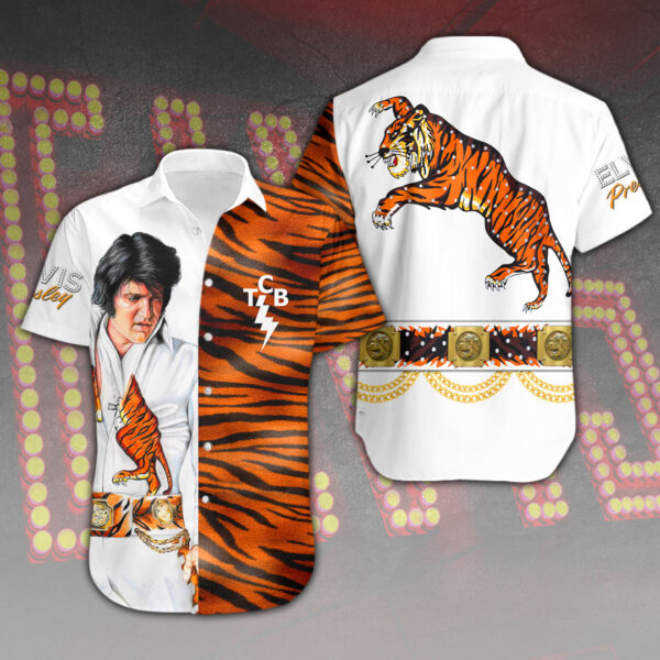 Elvis Presley Short Sleeve Dress Shirt – HOATT 11293
