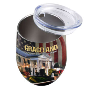 Elvis Presley Wine Tumbler - HOATT 11292