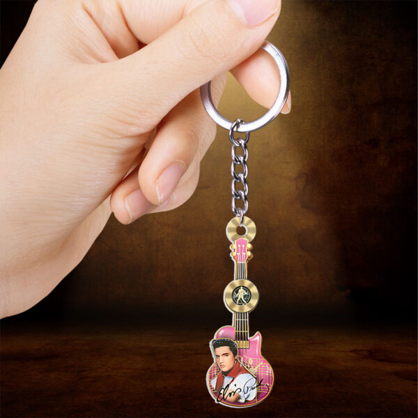 Elvis Presley Custom Shape 2-sided Keychain - GNE NEW438